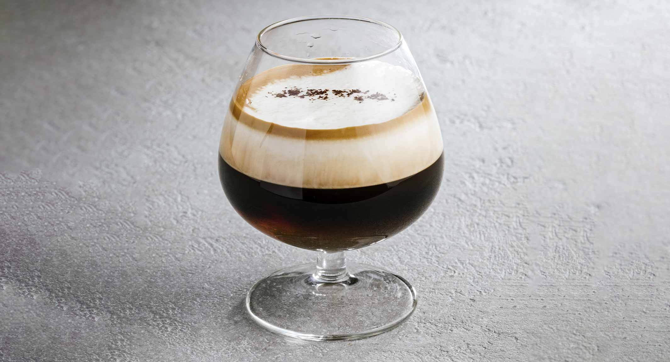 Irish coffee drink